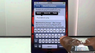Change Dock and Appswitcher Color with 