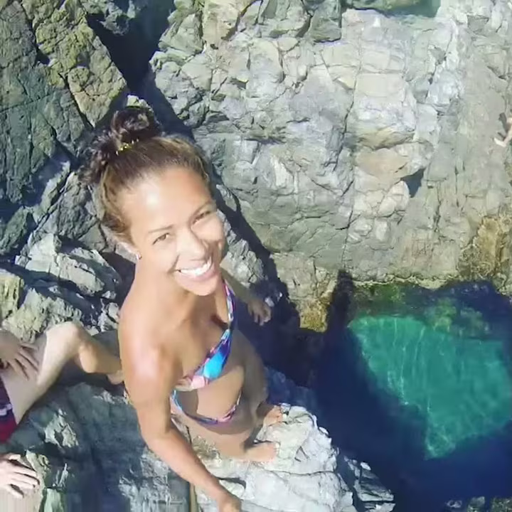 Jump Into Brazil's Small Rock Pool For Crystal Clear Water