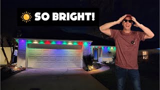 Govee Outdoor Permanent LED Lighting Pro completely transformed my house!