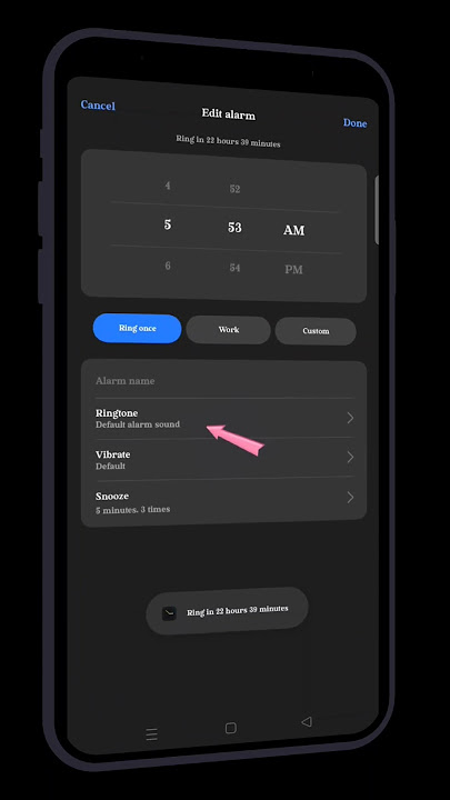Download lagu How to Set Your Own Ringtone as Alarm ⏰🎵 | Alarm Ringtone | #realme #shorts