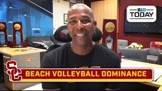 USC Beach Volleyball Captures Fourth Straight NCAA Title | Talking with Coach Dain Blanton