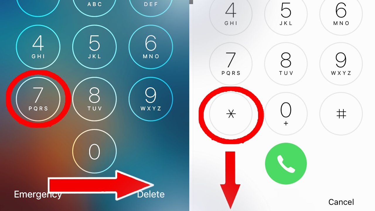 UNLOCK iPHONE WITHOUT THE PASSCODE (Life Hacks) - 