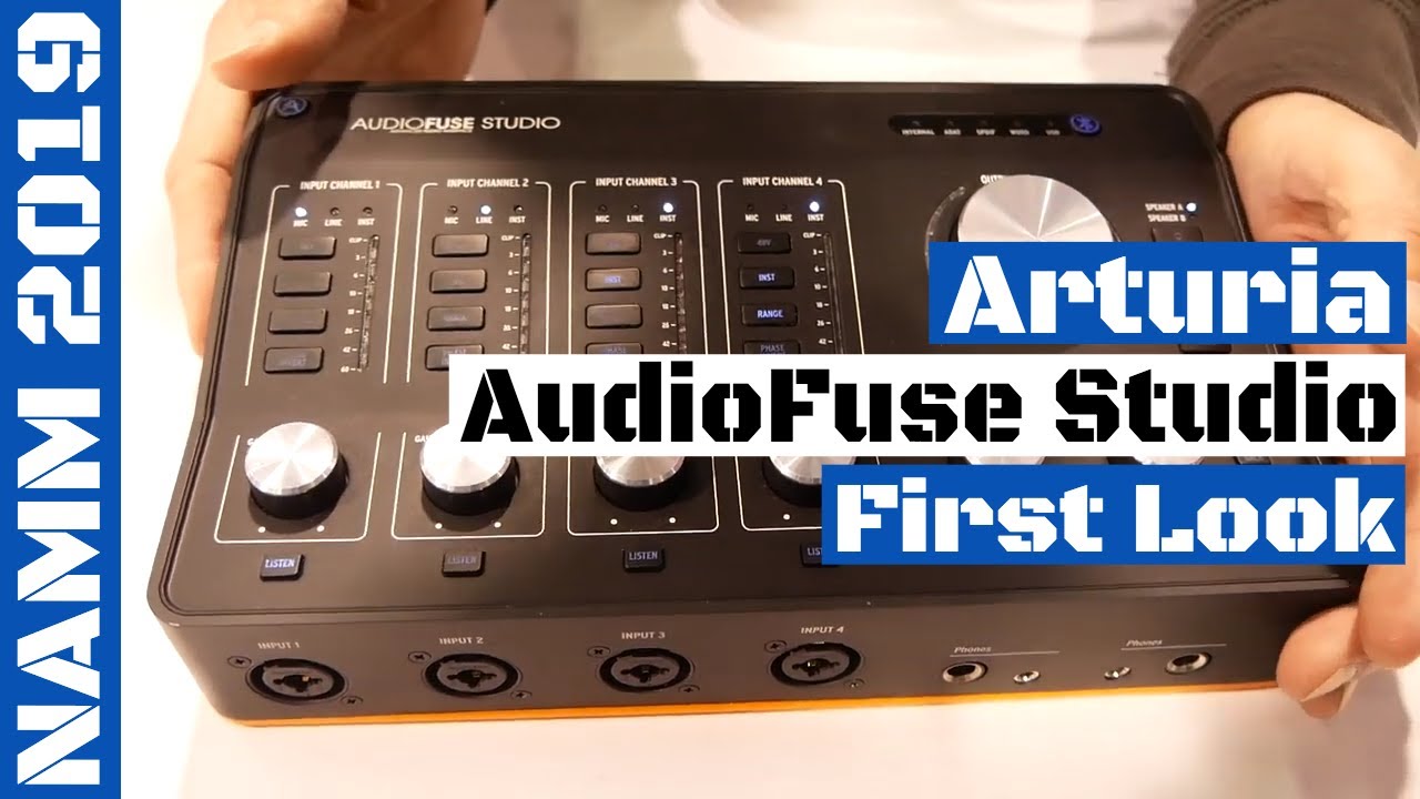 Arturia AudioFuse Studio guitarra interface de áudio USB placa de som de  gravação