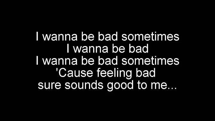 Bad Sometimes, Randall Breneman with lyrics