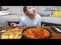 리얼먹방:) 두찜 불마왕 불닭 ★ 왕새우튀김, 김말이, 치즈볼!!ㅣSuper Spicy Chicken Bulmawang "Buldak"ㅣREAL SOUNDㅣASMR MUKBANGㅣ