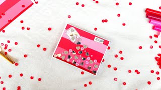 Handmade Gift for Anniversary | Shaker Gift Card | Tutorial | Wingtip Crafts