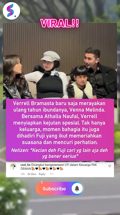 Fuji Merayakan Ulang Tahun Mama Verrel, Venna Melinda #trending #shortsviral #fuji #verrelbramasta