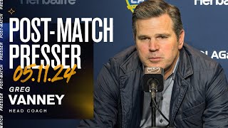 Greg Vanney, Post-Match Presser | 5.11.24