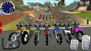 Motor Dirt Bike Racing Simulator 2025 - Off-Road Bike Stunt Driving 3D #3 - Android / IOS Gameplay screenshot 1