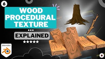 How to Create Procedural Wood Texture in Blender | Shading Nodes In Blender- Step-by-Step Tutorial