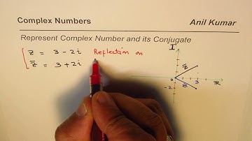 Why Complex Number and Its Conjugate are Mirror Images