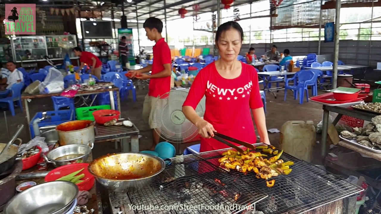 Street Food Vietnam 2017 - Sea Food Market in Vung Tau City - Cho Hai San | Street Food And Travel
