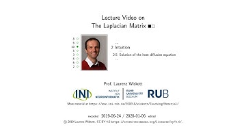 LM 2.5 - Laplacian Matrix (10 min)