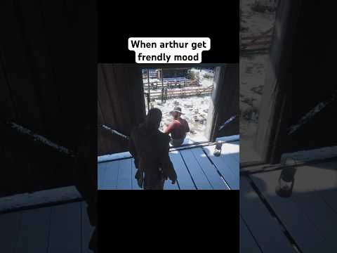 Arthur got the NPC caught on an iron hook #rdr2 #arthurmorgan