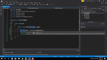 Bài 2 : Nhập dữ liệu từ bàn phím với màn hình console trong C# | Học lập trình windows