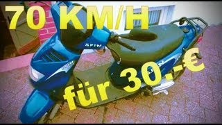 Papa erklärt... 50er Roller tunen und schneller machen ganz easy...