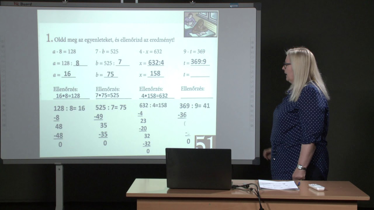 Az ismeretlen tényező kiszámítása