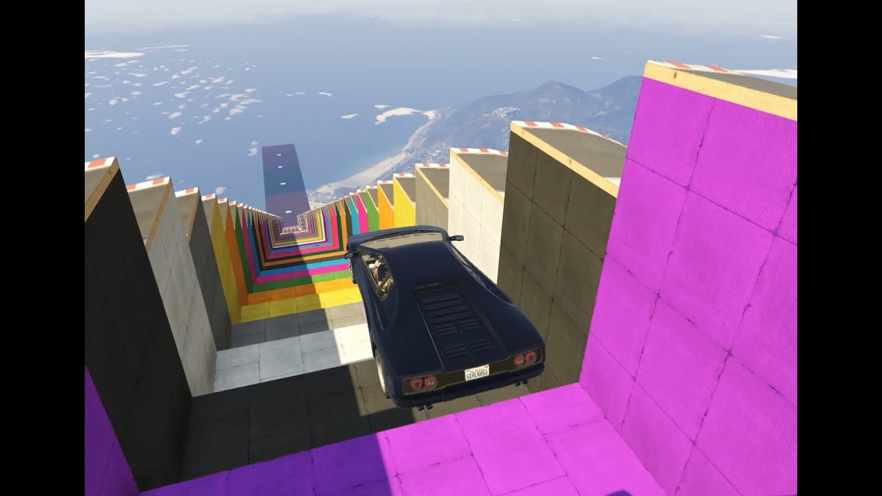 СПУСК С ГОРЫ - 30 МИНУТ АДА В GTA ONLINE