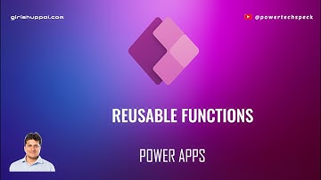 How to create and use reusable functions in Microsoft Power Apps?