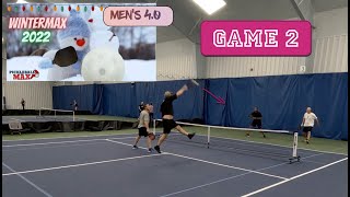 Winter Max Pickleball Tournament Men's Doubles 4.0 Game 2
