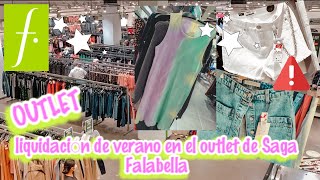 la mejor LIQUIDACION de ropa está en el OUTLET de Saga Falabella|  LIQUIDANDO ROPA de VERANO🤩 - YouTube