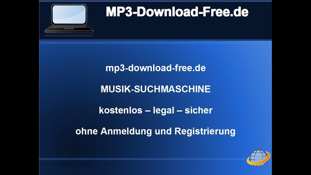 MP3DownloadFree.de  legale Musik Suchmaschine kostenlos ohne Anmeldung  YouTube