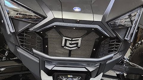 RZR PRO R/ TURBO R / PRO XP MESH FRONT GRILLE INSTALL
