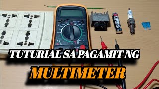 how to use multimeter (TAGALOG)