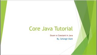 Celebrity 30. Core Java -Enum vs Constant in java with live coading (Bangla tutorial) Profile