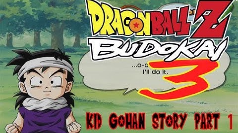 Dragon Ball Z Budokai 3 Kid Gohan Story Part 1(PS2) ITS JUST THE BEGINNING! #nocommentary #longplay