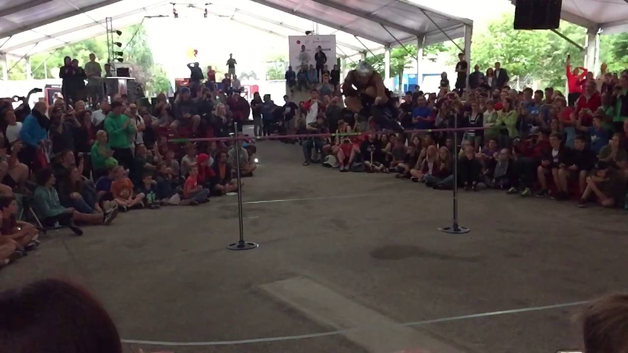 Unicon 18 Mike Taylor World Record Breaking Unicycle High Jump