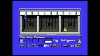 Shogun Game Play & Ending (Commodore 64)