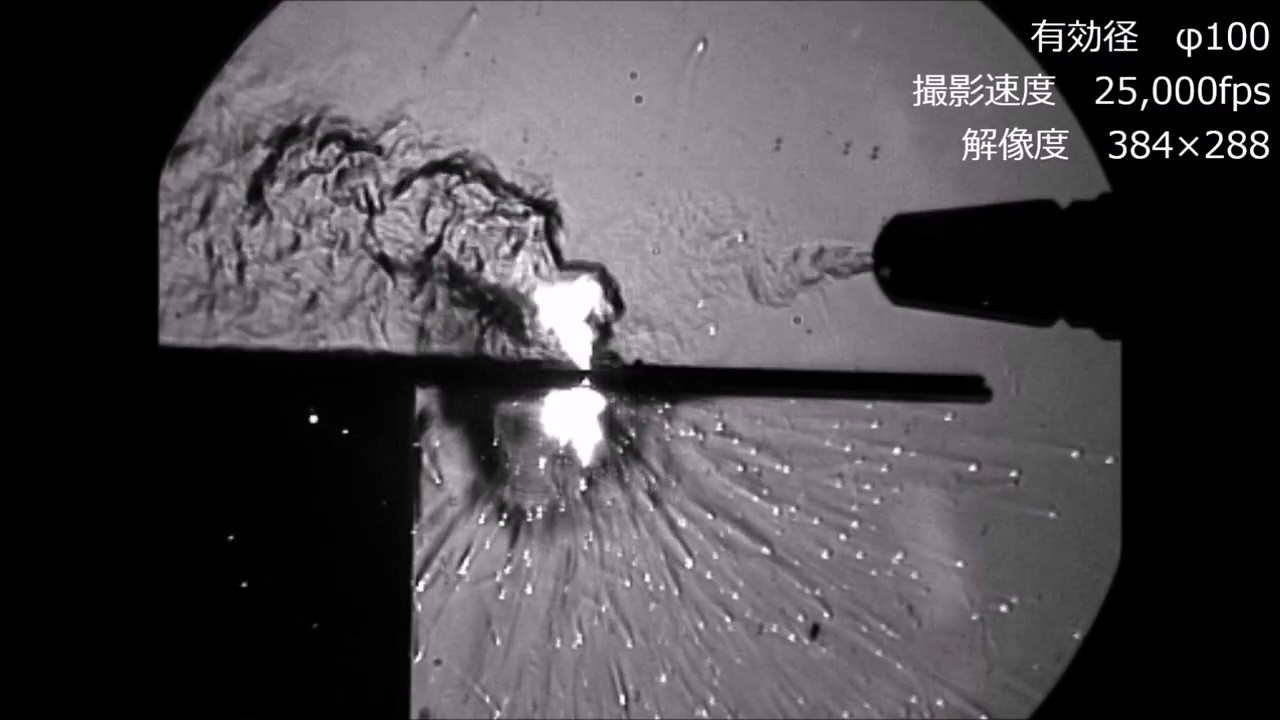 ShieldViewレーザー溶接シールドガス可視化解析