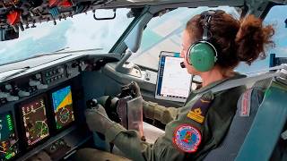 Inside NATO's All-Female Boeing E-3A Sentry Flight! ✈️ Female Pilot