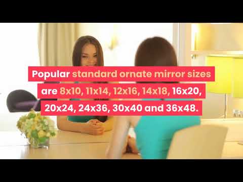 Video: how to measure your space for a large wall mirror
