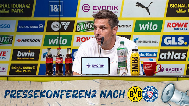 Die Pressekonferenz nach dem Auswärtsspiel bei Borussia Dortmund 🎙️ | #BVBKSV