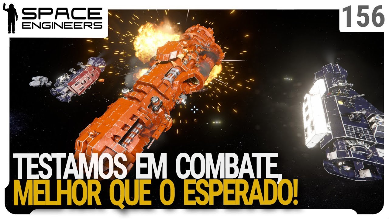 Teste das naves de combate! Melhor que o esperado. - Space Engineers ...