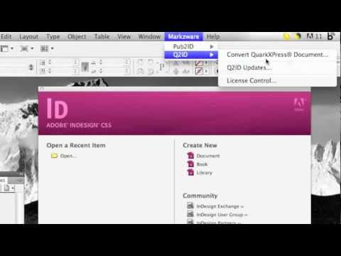 Adobe InDesign CS5 플러그인을 업데이트하는 방법