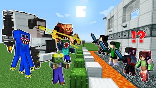 Scary Monsters vs The Most Secure House in Minecraft | OMOCITY 😂 | Esoni, Clyde, TankDemic & Mizumi