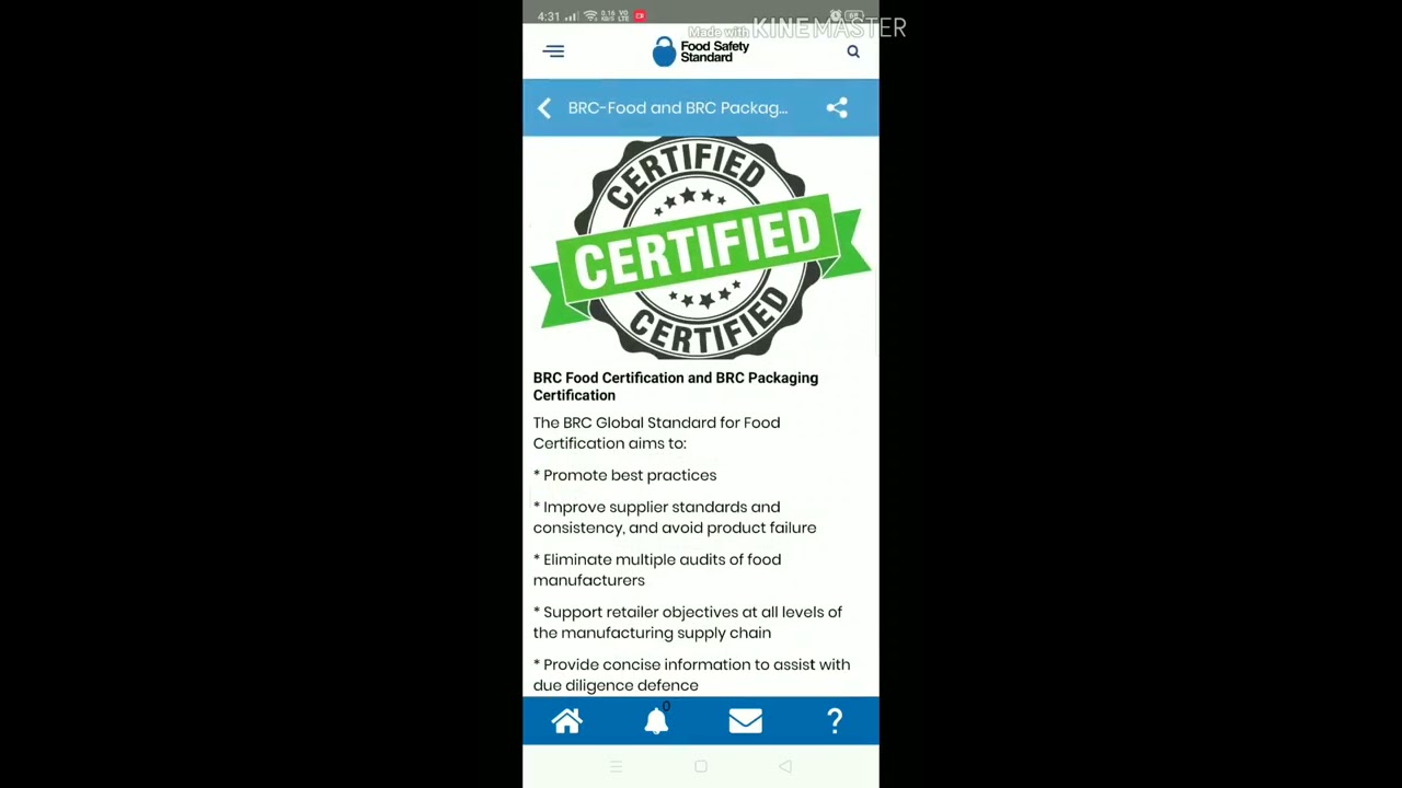 Experience Food Safety Standard FREE Application (How to use App and what's in it)