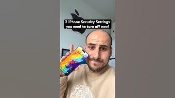  iPhone Security YOU must DEACTIVATE❌!!