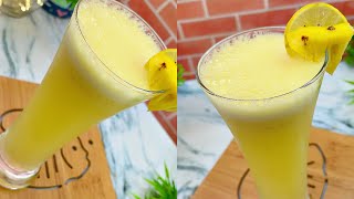 Pineapple lime juice🍍/Refreshing Summer Drink/ Easy Pineapple Juice