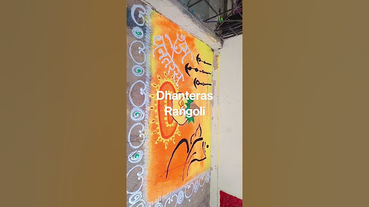 #Happy Diwali #Dhanteras Rangoli