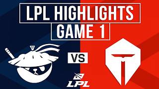 AL vs TES Highlights Game 1 | LPL 2026 Split 3 | Anyone's Legend vs Top Esports