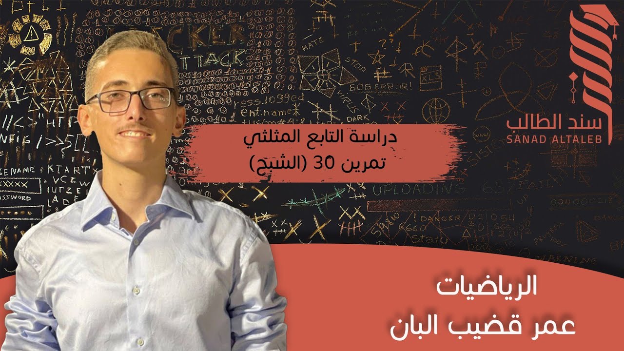 دراسة تغيرات التابع المثلثي مع حل تمرين الشبح|أبسط مما تتخيل|الملخص الشامل في الاشتقاق الجزء السادس