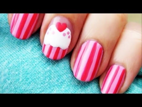 Sweet Pink Cupcake Nails | CutePolish | Disney Style