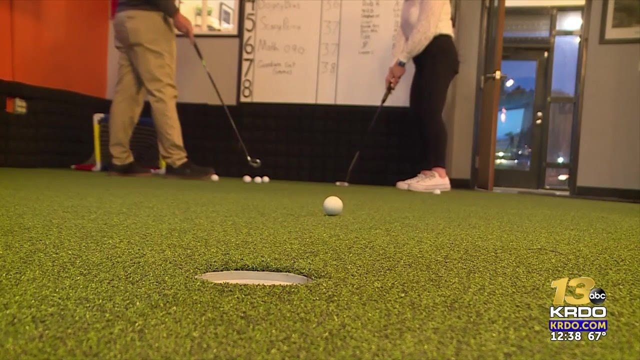 Colorado Springs indoor golf lounge offers lessons, game improving technology