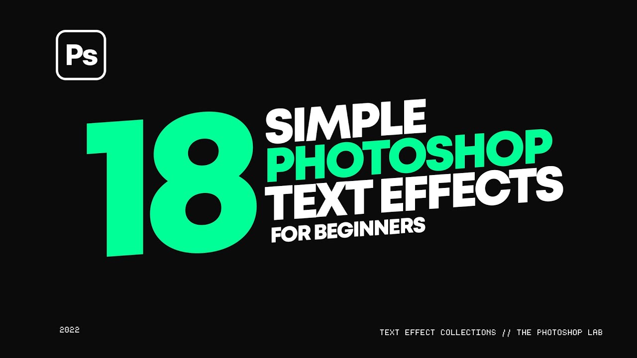 photoshop tutorial text