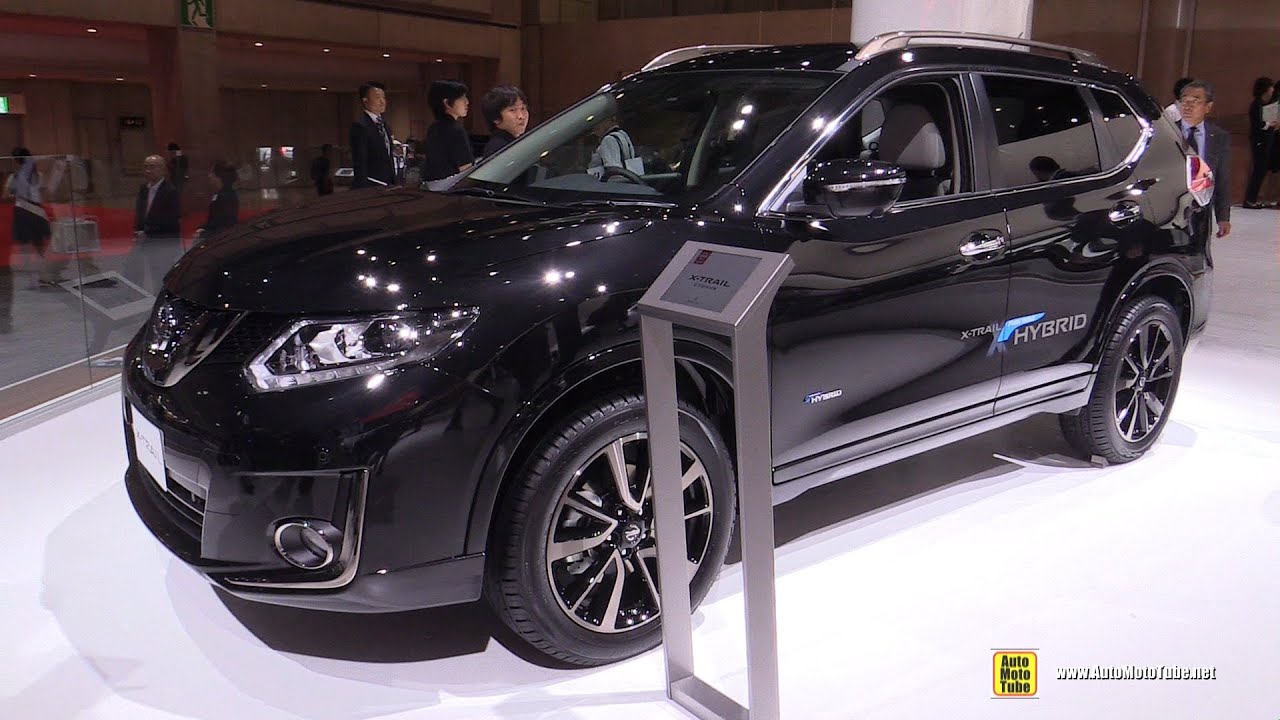2016 Nissan X-Trail Hybrid - Exterior and Interior Walkaround - 2015 Tokyo  Motor Show - YouTube