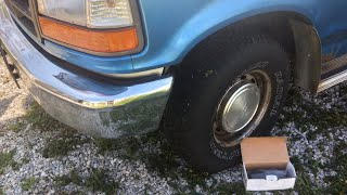 Reveiw O'Reilly's auto parts: Old Blue lost a shoe! 93-96 f150 front brake pads!